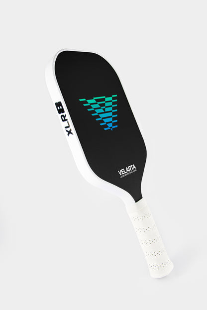 Velarta XLR8 White Pickleball Paddle - Carbon Fiber