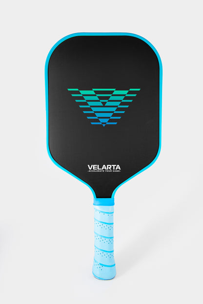 Velarta XLR8 Blue Pickleball Paddle - Carbon Fiber